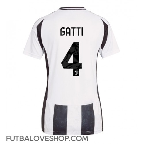 Dres Juventus Federico Gatti #4 Domáci pre Ženy 2024-25 Krátky Rukáv